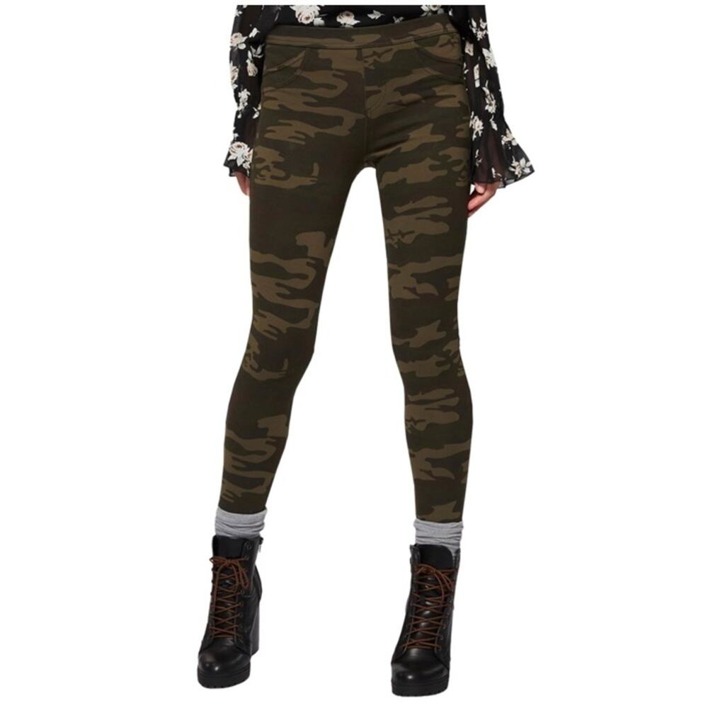 Sanctuary Grease Camo Green/Black/Brown Leggings